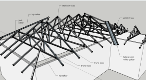 baja ringan struktur atap